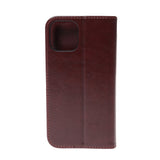 CONVERSE Uncle Patch  PU Leather Book Type Case BROWN【iPhone 12/iPhone12 Pro 対応】 4589676562044