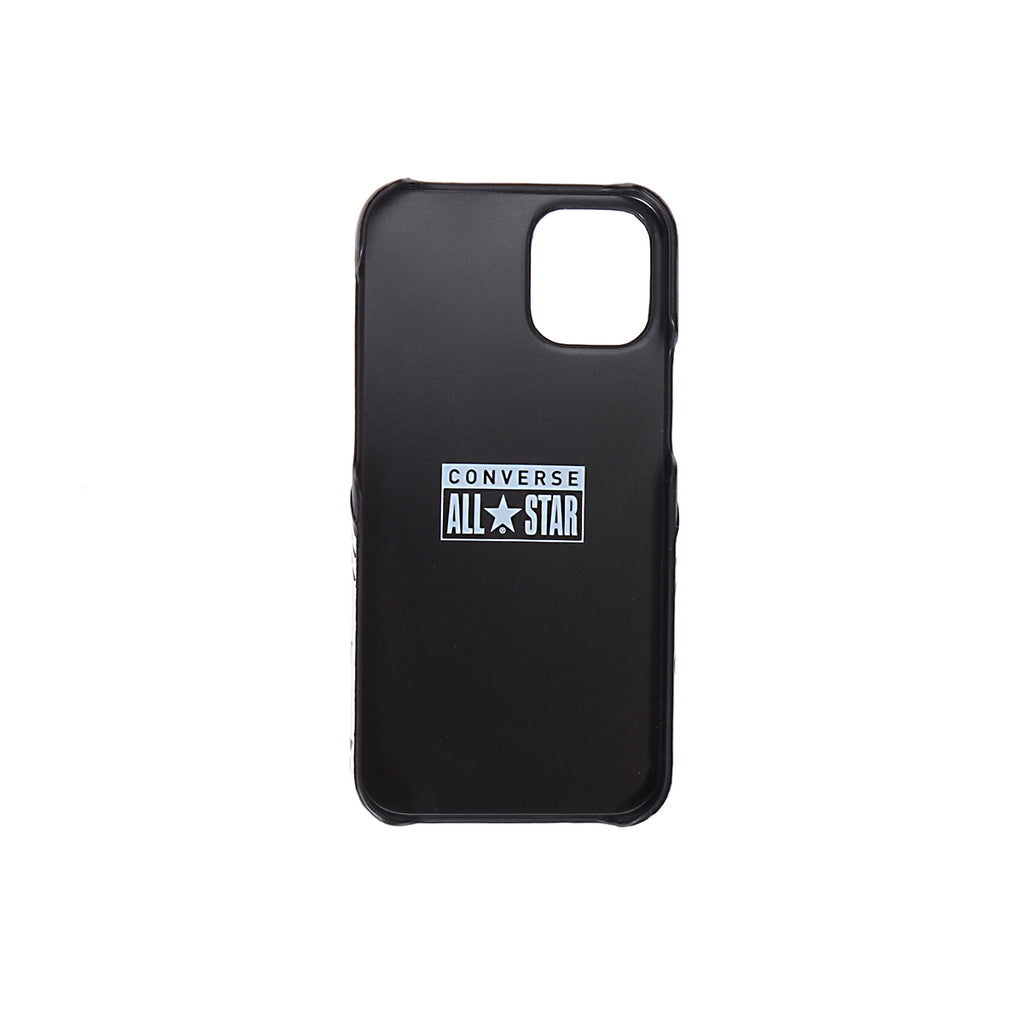 CONVERSE Big Circle Logo PU Leather Back Case （カードポケット付き）BLACK【iPhone 12 mini対応】 4589676562297