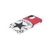 CONVERSE Big Circle Logo PU Leather Back Case （カードポケット付き）RED【iPhone 12 mini対応】 4589676562303