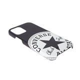 CONVERSE Big Circle Logo PU Leather Back Case （カードポケット付き）BLACK【iPhone 12/iPhone12 Pro 対応】 4589676562327
