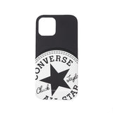 CONVERSE Big Circle Logo PU Leather Back Case （カードポケット付き）BLACK【iPhone 12/iPhone12 Pro 対応】 4589676562327