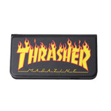 THRASHER FLAME MAGZINE Logo  PU Leather  Book Type Case BLK/FLAME【iPhone SE(第2世代)/iPhone8/iPhone7対応】 4589676562433