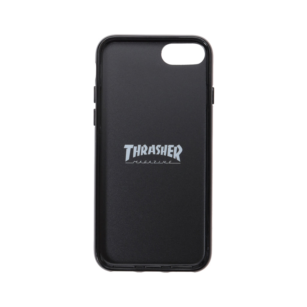 THRASHER FLAME MAGZINE  Logo Hybrid IML Back Case BLK/FLAME【iPhone SE(第2世代)/iPhone8/iPhone7対応】 4589676562556