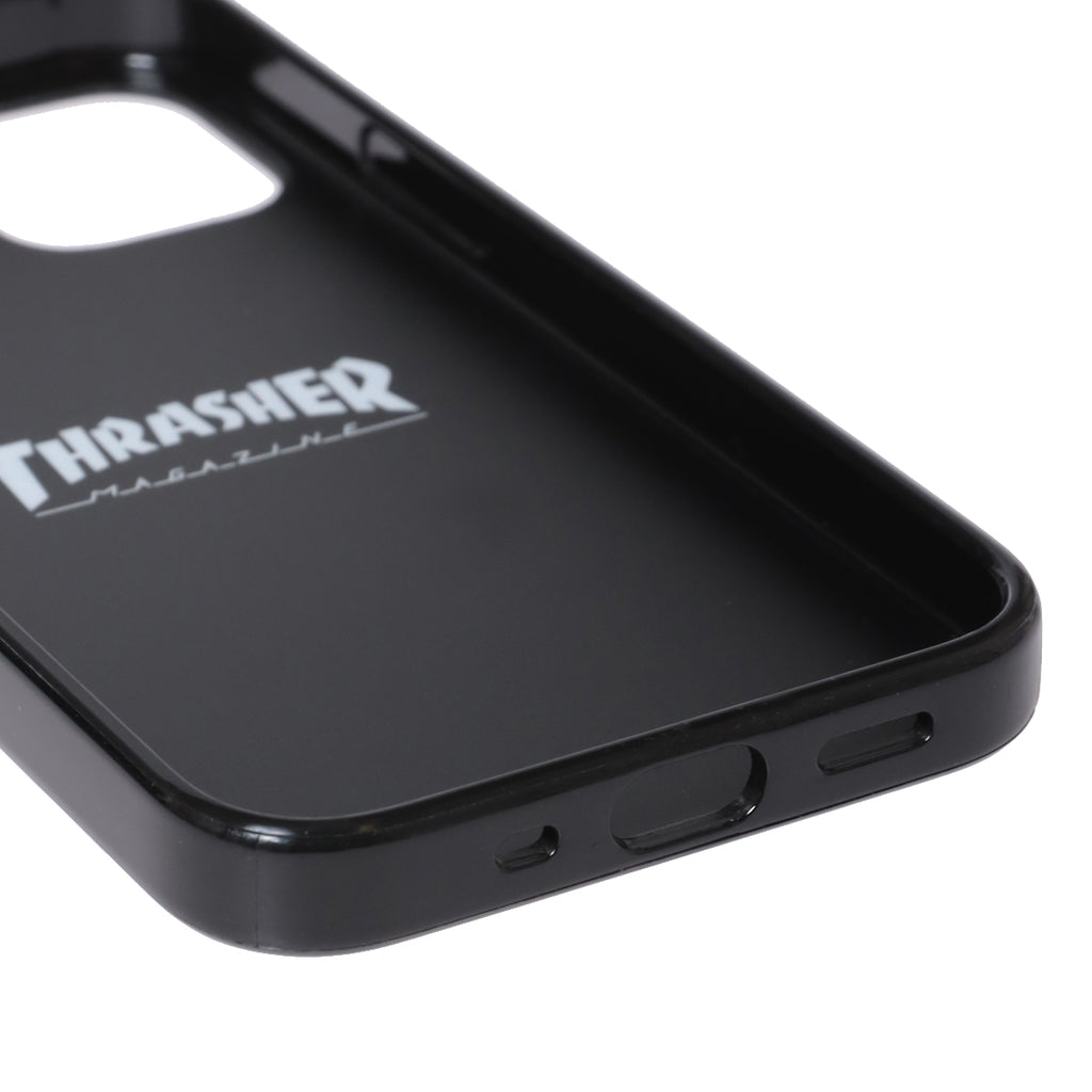 THRASHER FLAME MAGZINE  Logo Hybrid IML Back Case NVY/FLAME【iPhone 12 mini対応】 4589676562587