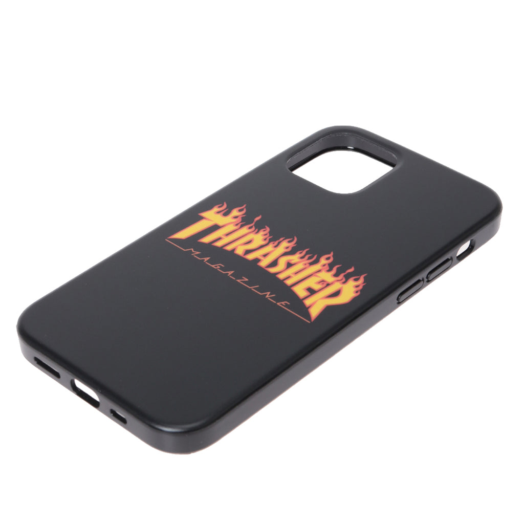 THRASHER FLAME MAGZINE  Logo Hybrid IML Back Case BLK/FLAME【iPhone 12/iPhone12 Pro 対応】 4589676562594