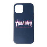 THRASHER FLAME MAGZINE  Logo Hybrid IML Back Case NVY/FLAME【iPhone 12/iPhone12 Pro 対応】 4589676562600