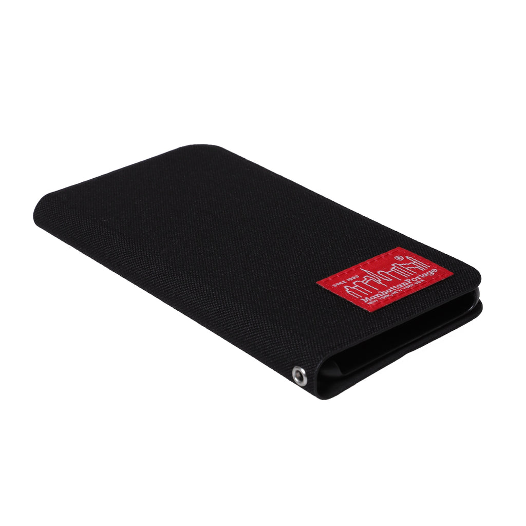 Manhatta Portage CORDURA NYLON  Book Type Case BLACK【iPhone SE(第2世代)/iPhone8/iPhone7対応】 4589676563096