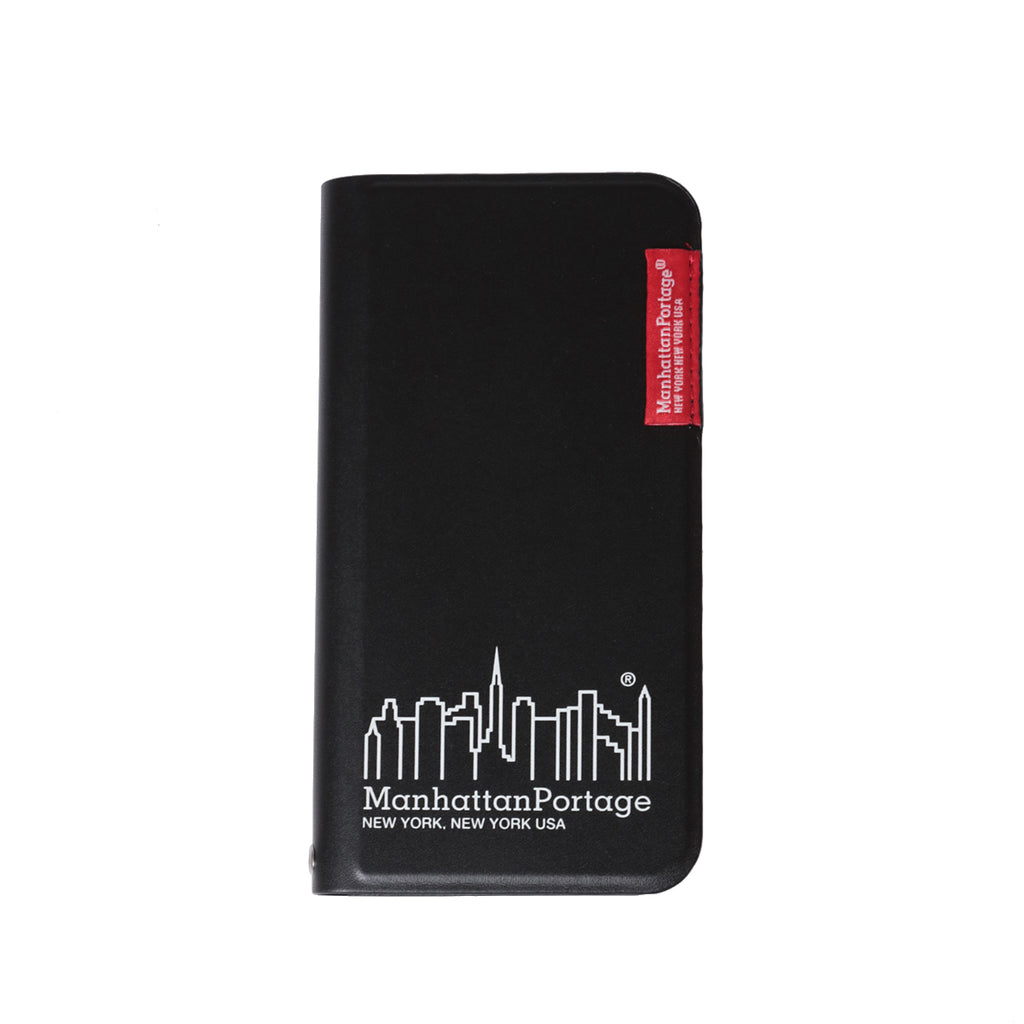 Manhatta Portage PU LEATHER  Book Type Case BLACK【iPhone SE(第2世代)/iPhone8/iPhone7対応】 4589676563157