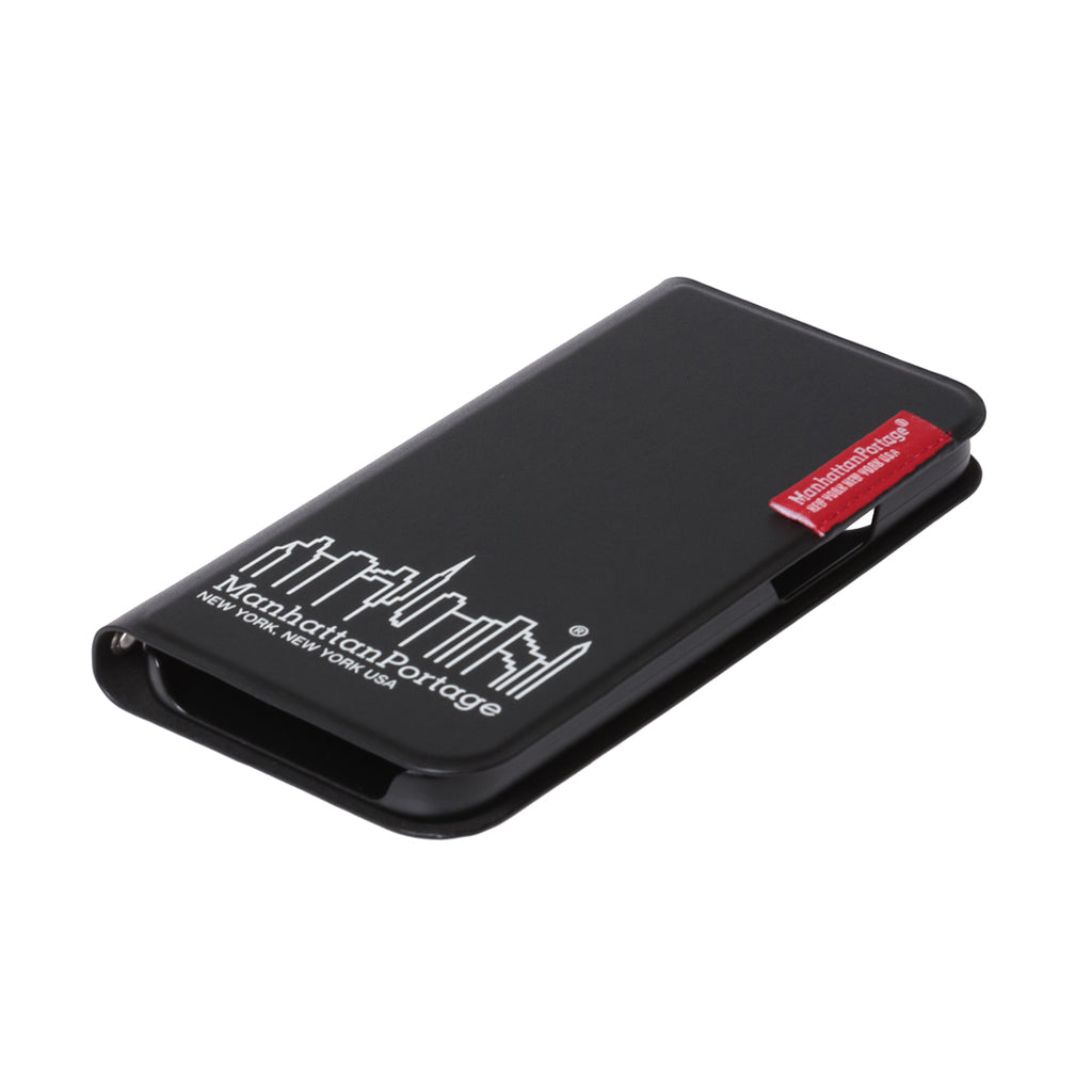 Manhatta Portage PU LEATHER  Book Type Case BLACK【iPhone 12 mini対応】 4589676563164