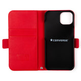 CONVERSE Uncle Patch&Stripes Book Type Case RED【iPhone 13対応】 4589676563768