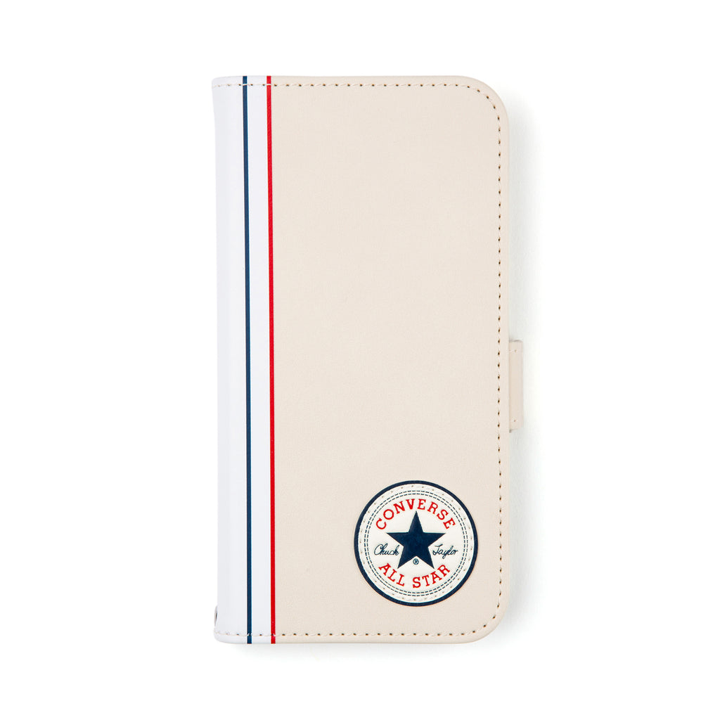 CONVERSE Uncle Patch&Stripes Book Type Case IVORY【iPhone 13 Pro対応】 4589676563775