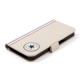 CONVERSE Uncle Patch&Stripes Book Type Case IVORY【iPhone 13 Pro対応】 4589676563775
