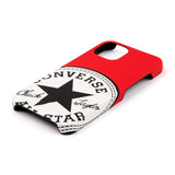 CONVERSE Big Circle Logo PU Leather Back Case（カードポケット付き）RED【iPhone 13対応】 4589676563966
