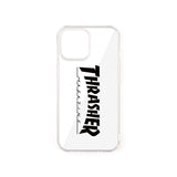 THRASHER Logo Hybrid Clear Case BLACK【iPhone 13mini対応】 4589676564017