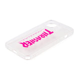 THRASHER Logo Hybrid Clear Case PINK【iPhone 13対応】 4589676564079