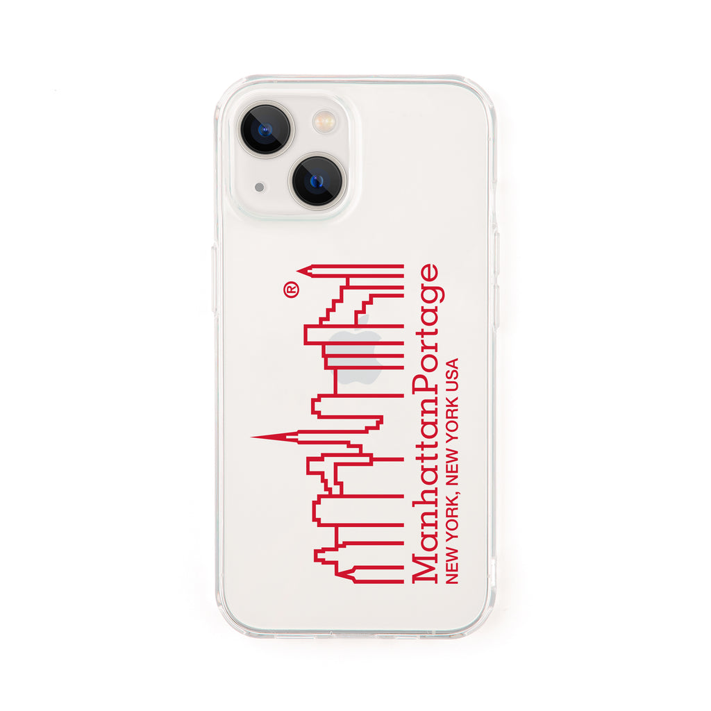 Manhattan Portage Hybrid Clear Case RED【iPhone 13対応】 4589676564291