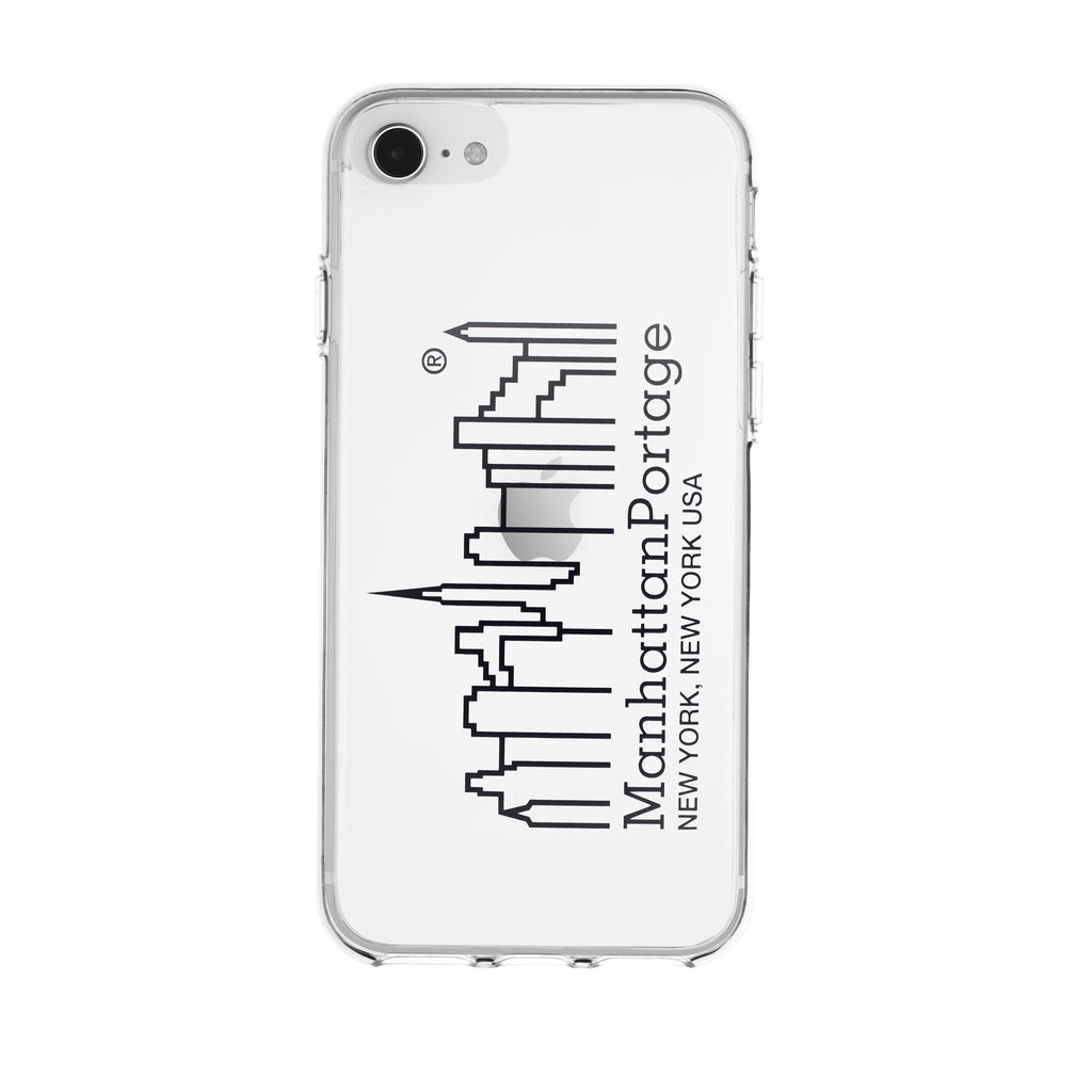Manhattan Portage Hybrid Clear Case BLACK【iPhone SE(第3世代)/iPhone SE(第2世代)/iPhone 8/7対応】 4589676565427